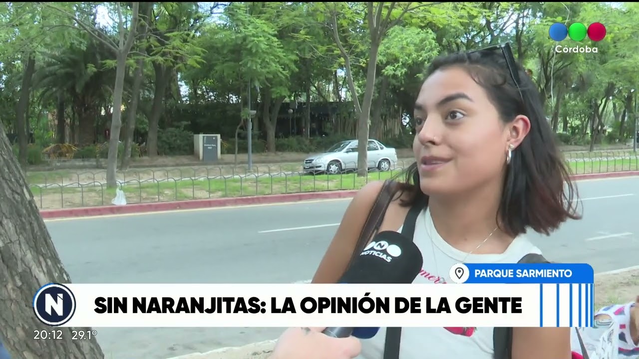 El Parque Sarmiento, sin naranjitas