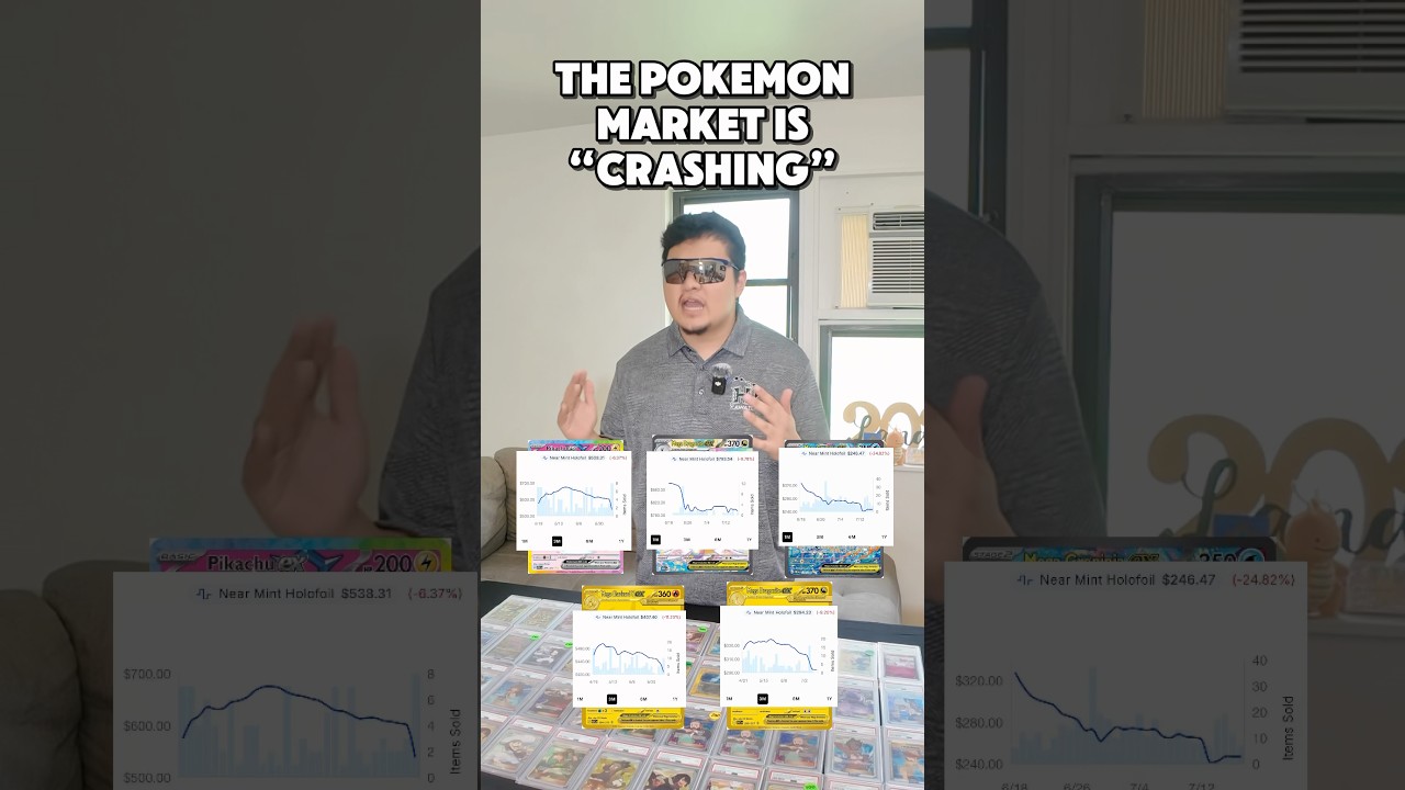 Рынок карт Pok&eacute;mon рушится 📉 #shorts