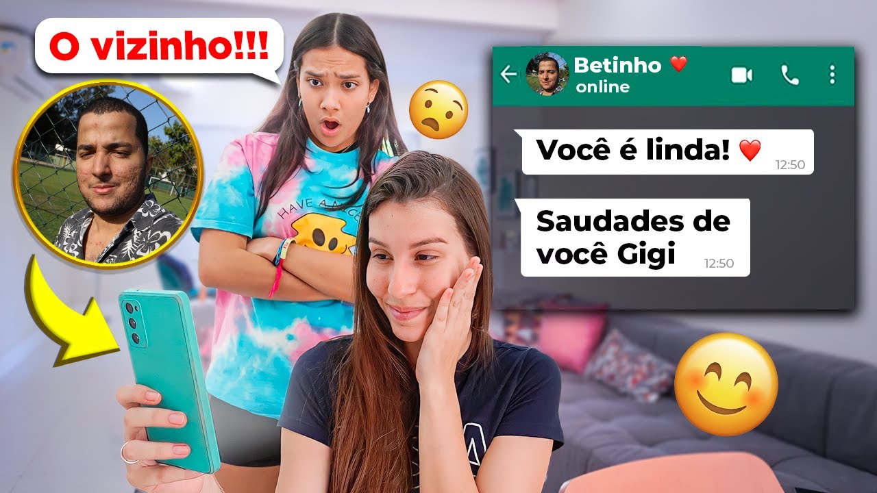 O VIZINHO ESTÁ CONVERSANDO ESCONDIDO COM A GIOVANNA - JULIANA BALTAR