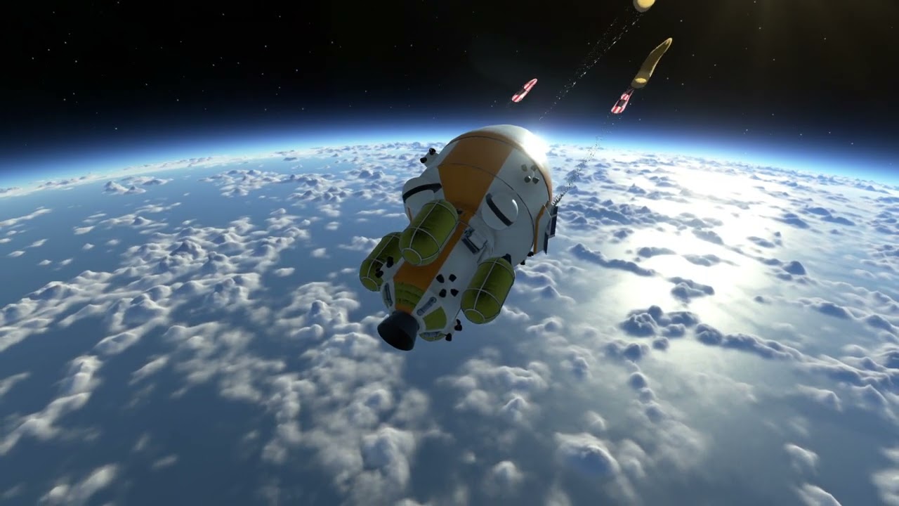 Kerbal Space Program 2 (Early Access) - Rescue Mission: Reentering the atmosphere
