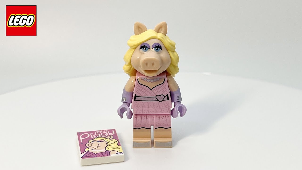 LEGO Miss Piggy - Minifigure in the Muppets, Collectible Minifigure Series 71033