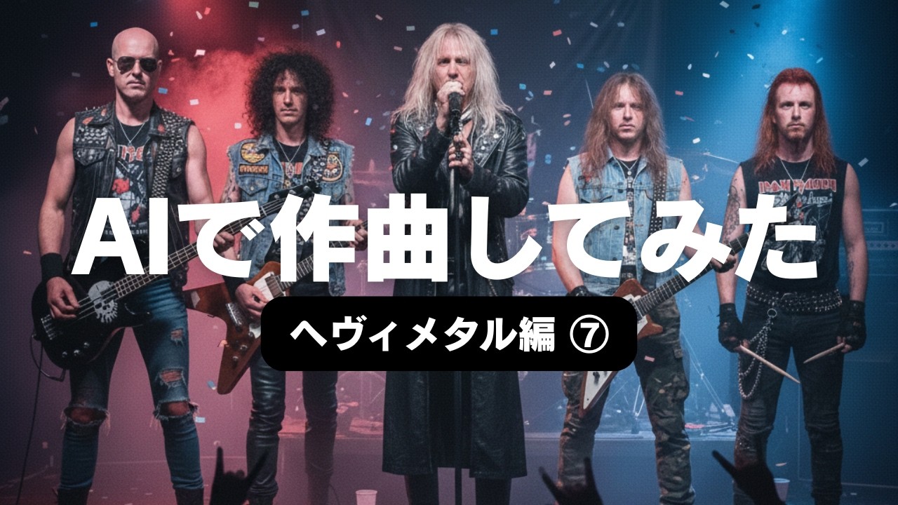 【AIで作曲してみた】不滅のメタル、NWOBHMを聴け！　　#ヘヴィメタル #NWOBHM #ai