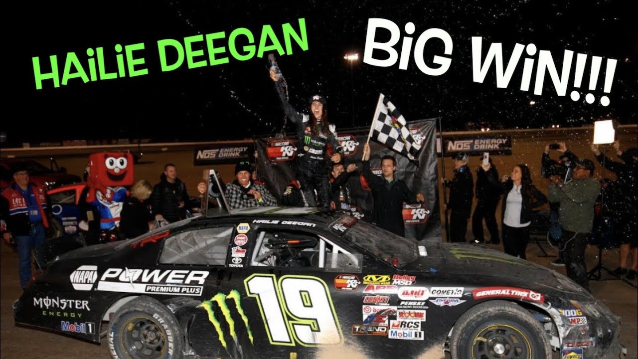 HAILIE DEEGAN WINS AT LAS VEGAS MOTOR SPEEDWAY!!! K&N West DIRT TRACK!