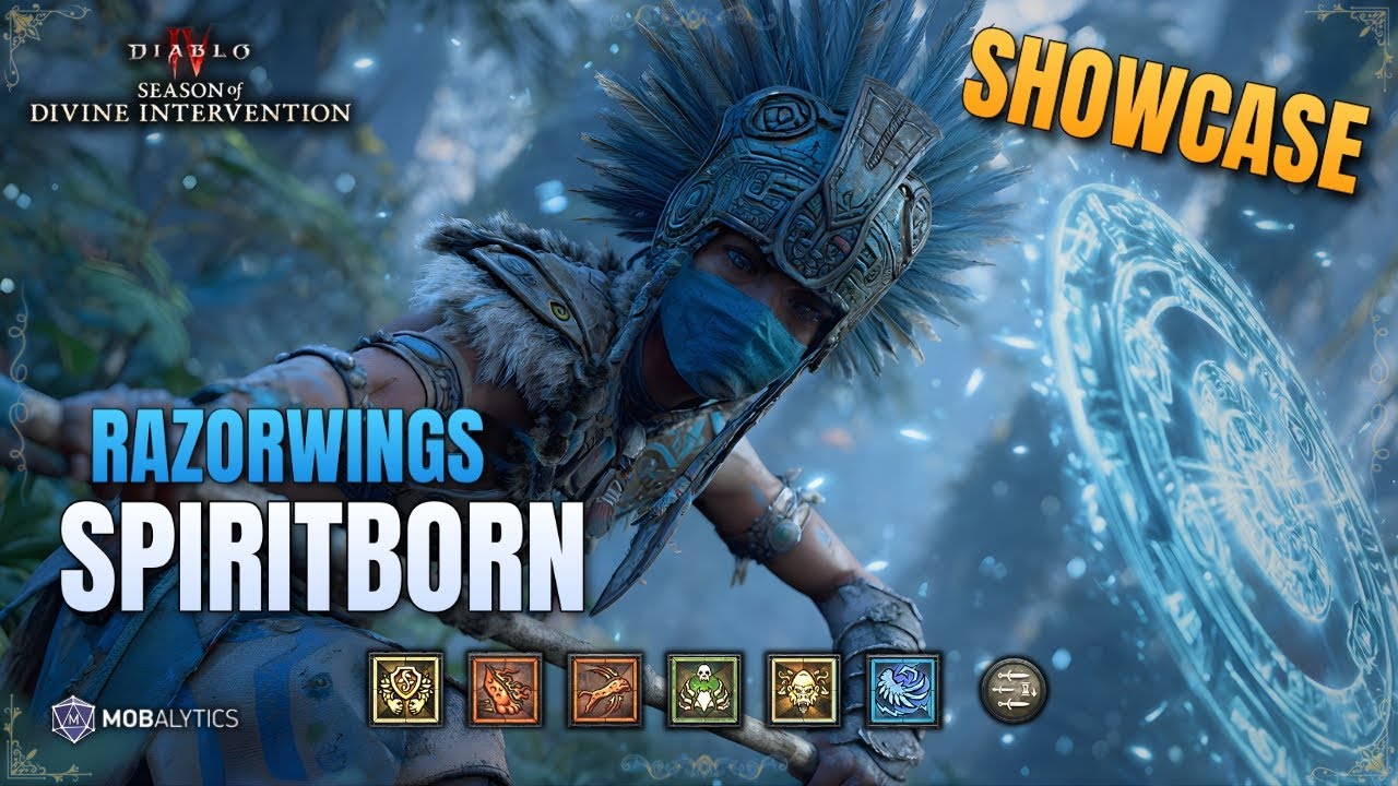 Diablo 4 Season 11 - Mobalytics Razorwings Spiritborn - Pre-Season Build Showcase