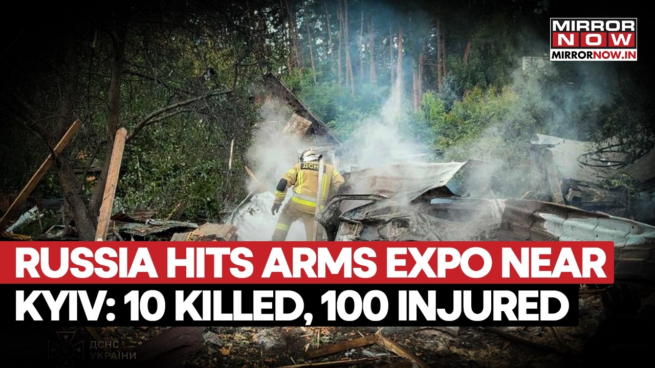 Russia Missile Strike Rocks Kyiv: Deadly Attack On Ukraine Arms Show Leaves 100+ Casualties | Watch