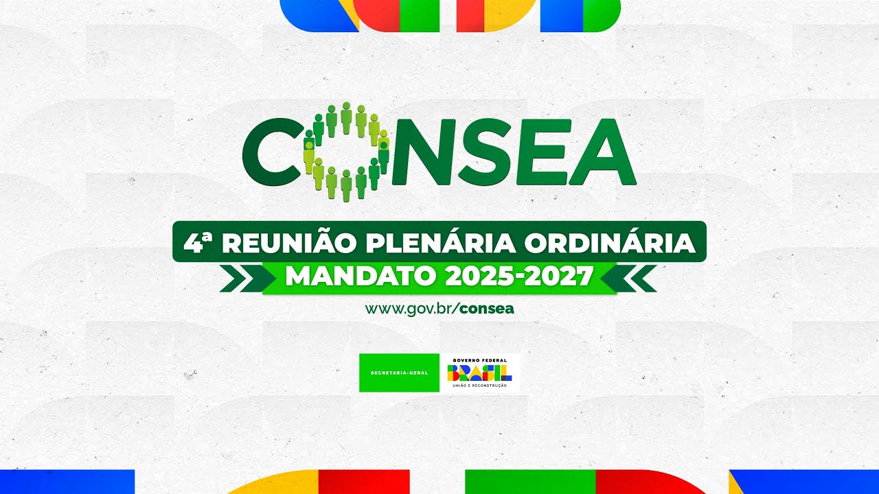 4ª REUNIÃO PLENÁRIA ORDINÁRIA DO CONSEA