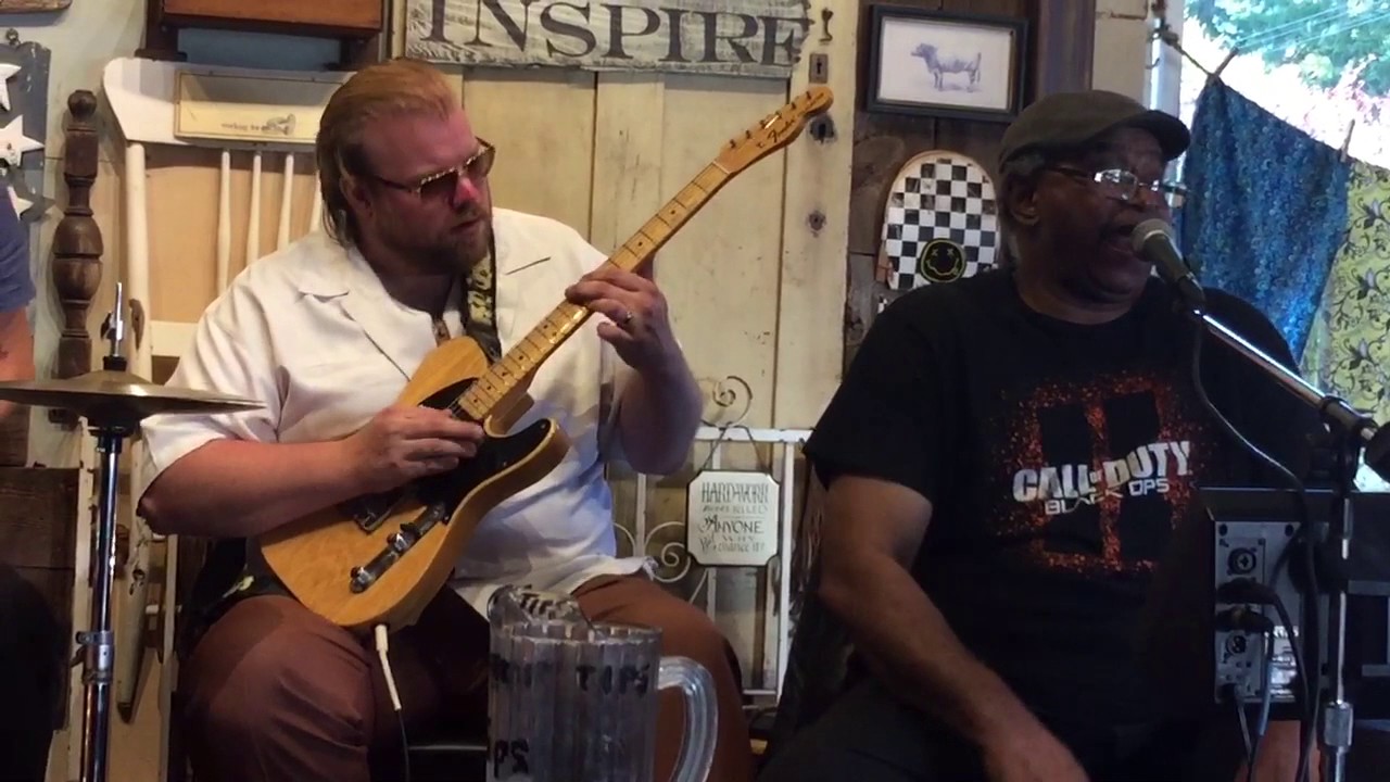 Kid Andersen  and John  ' Blues  ' Boyd .  4 O'clock In The Morning . July 2017 .
