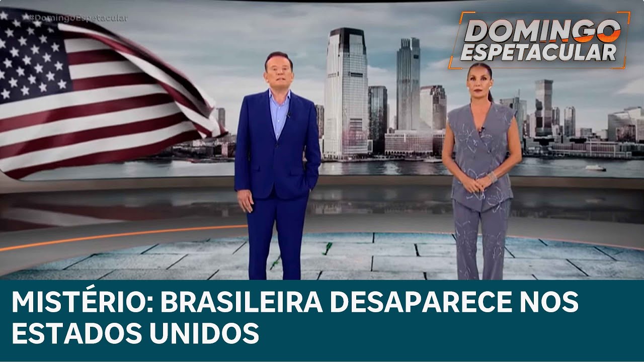 Mistério! Brasileira desaparece nos EUA após briga com o marido | DOMINGO ESPETACULAR