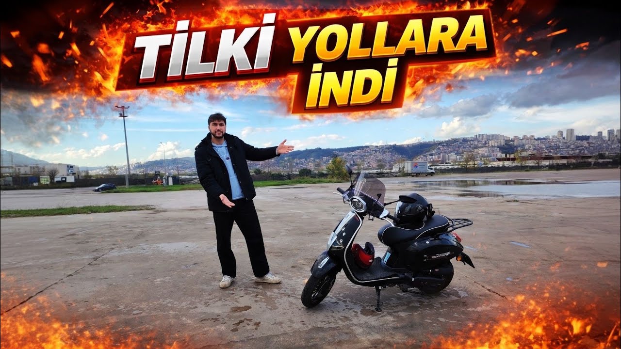 Tilki yollara indi! Karşınızda yeni motorum!