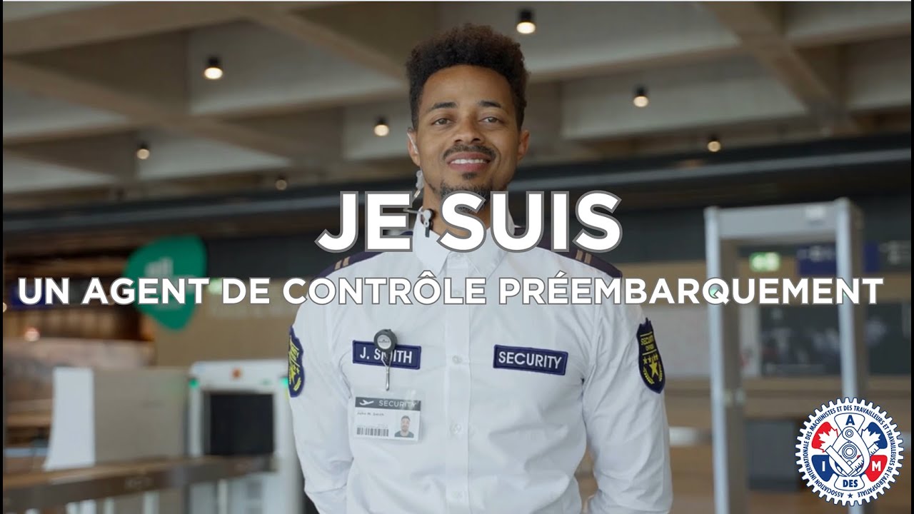 Je suis un agent de contrôle préembarquement!