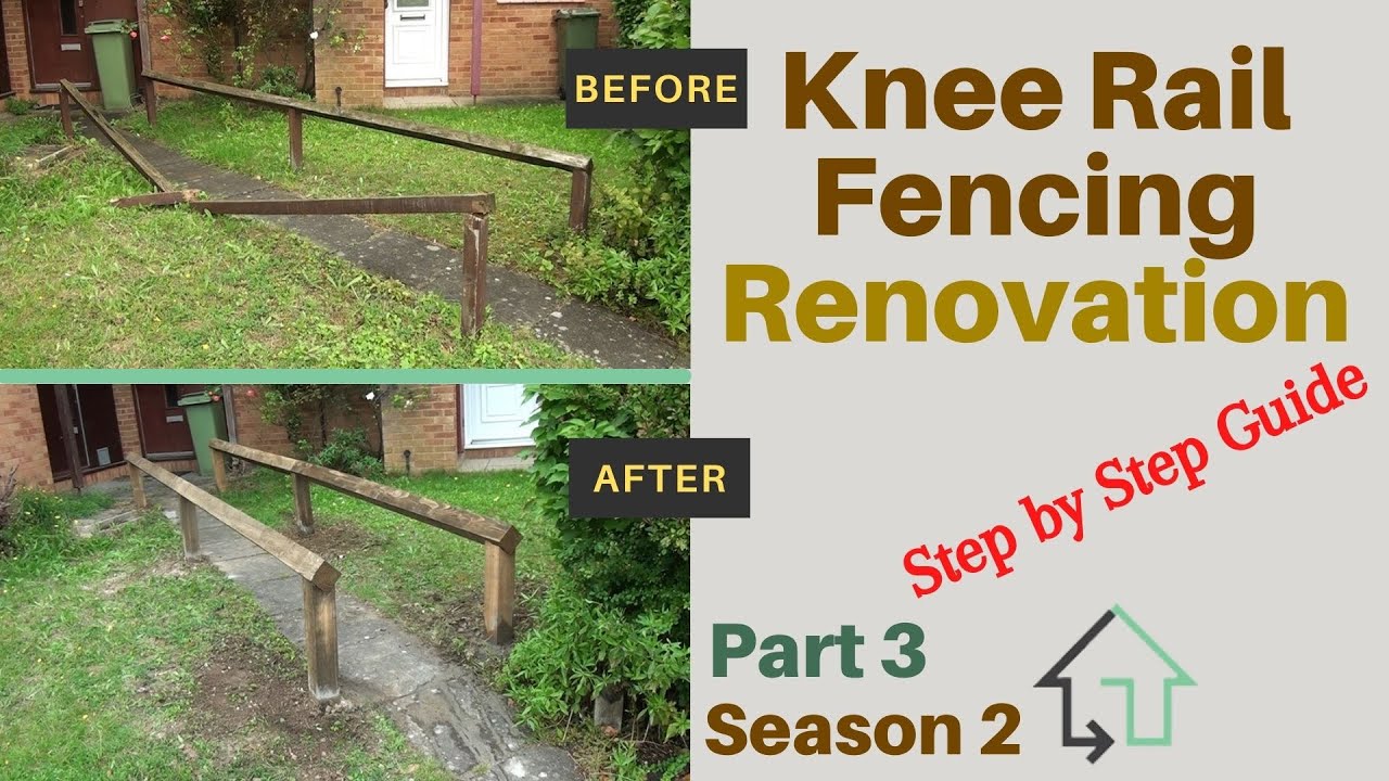 Ascot Fencing or Diamond Rail Fencing | Knee Rail Fencing Renevation | Step by Step Guide