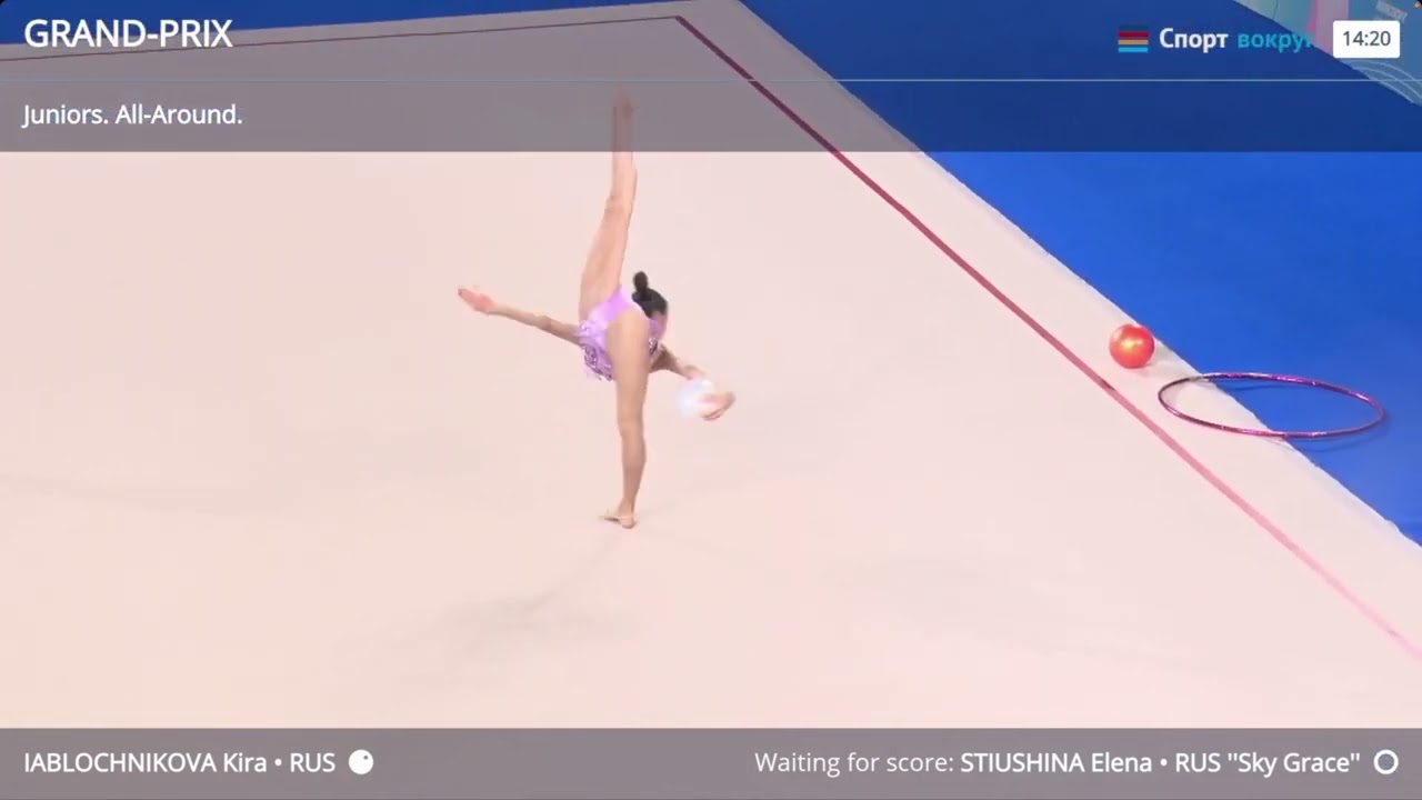 Kira Yablochnikova ball junior Grand Prix Alina Kabaeva Cup 2025 25.00