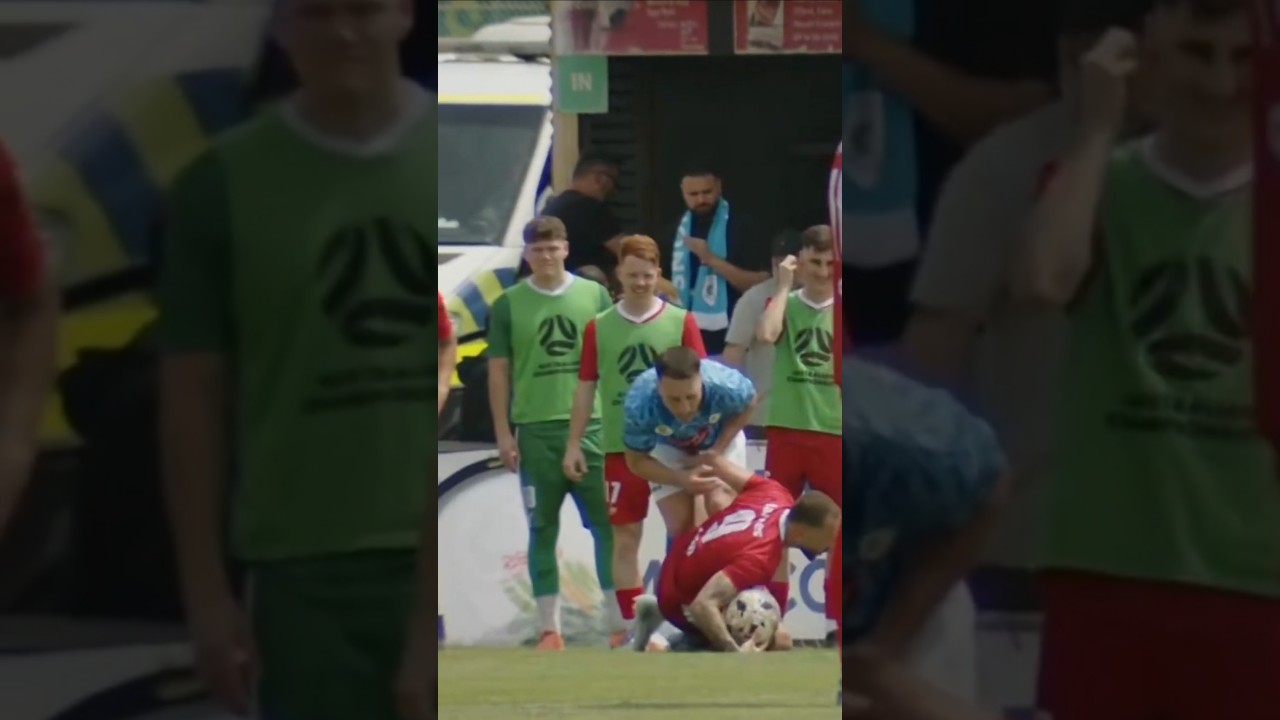 Shocking assault during football match!