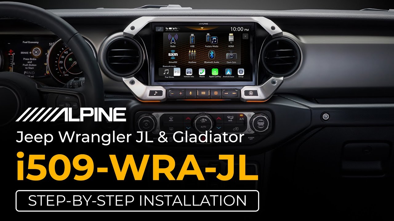 Alpine | i509-WRA-JL | Step-by-Step Installation Tutorial for Jeep Wrangler JL & Gladiator