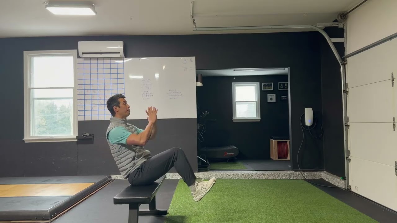 Beginner Plyometric routine into thoracic mobility routine