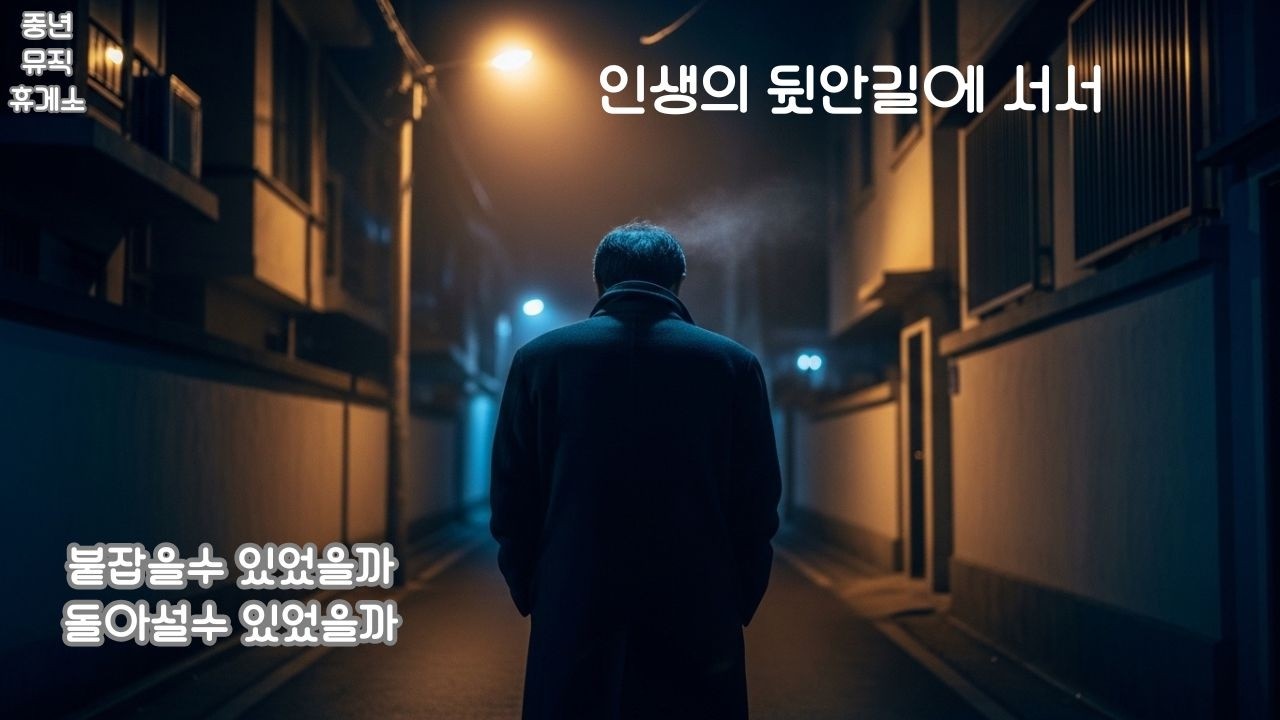 인생의 뒷안길에 서서 💕중년이 되어 지금까지 살아온 내 인생을 뒤돌아 보니 잘 살아 왔구나