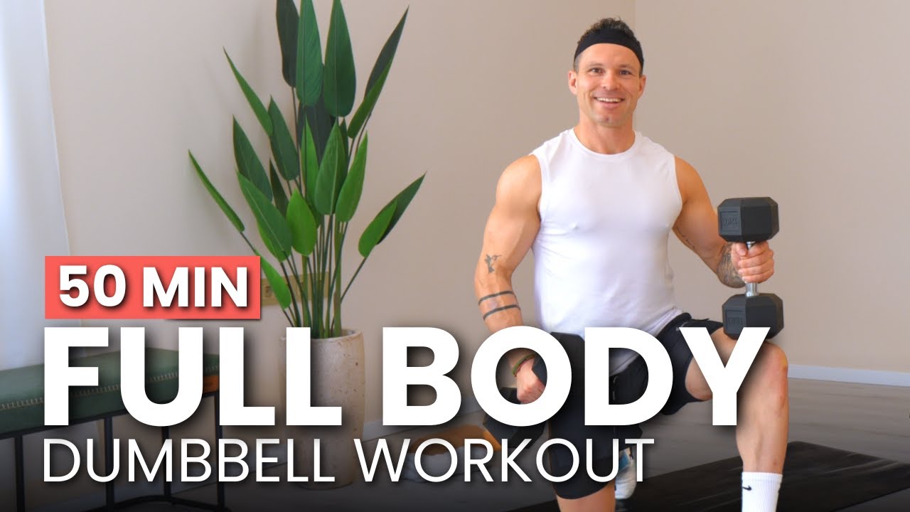 50 Min FULL BODY DUMBBELL WORKOUT | Strength & Muscle Building