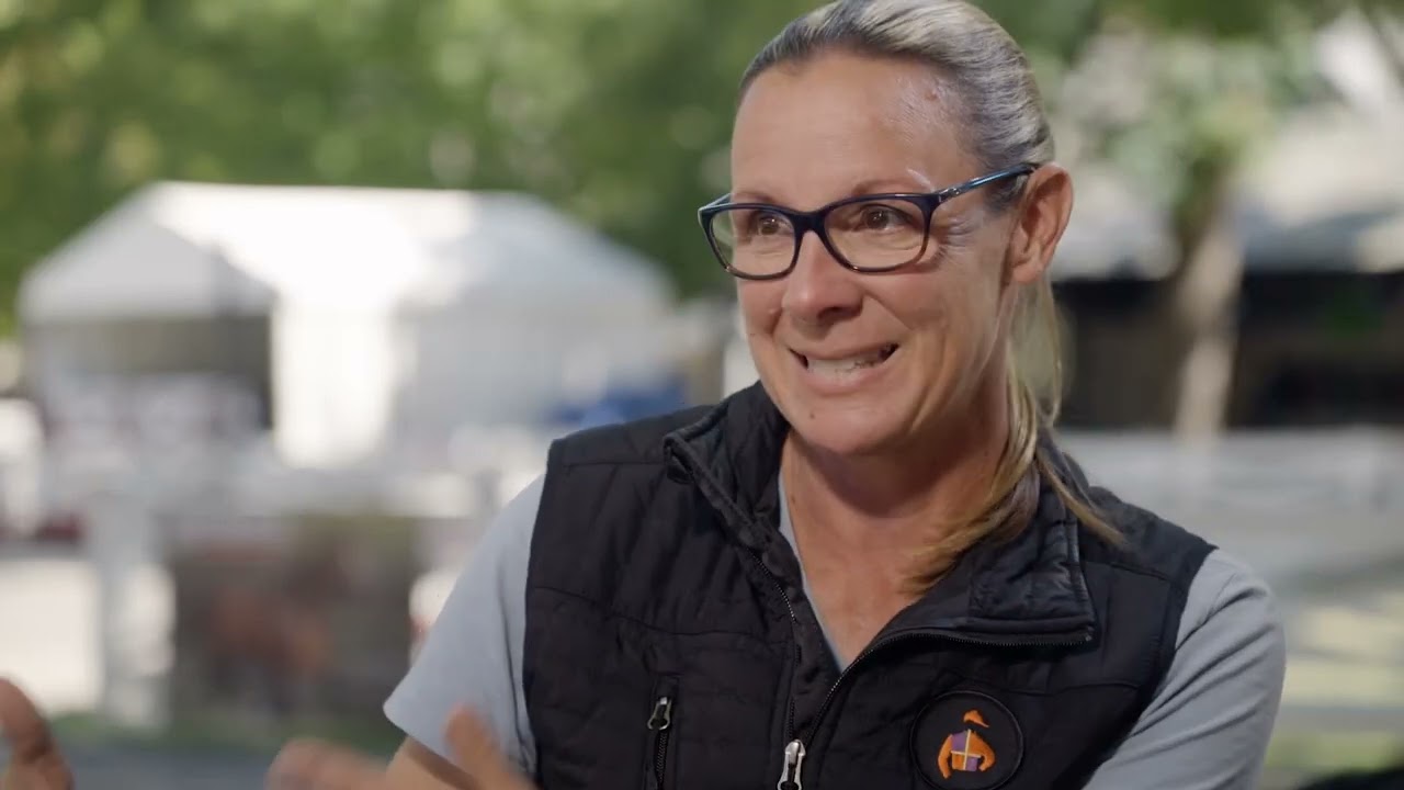 Trainer Jena Antonucci on her horse Arcangelo’s chances to follow up his Belmont win in Saratoga