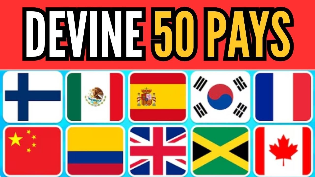 Quiz Drapeaux : Devine le PAYS par son DRAPEAU 🤔 niveau facile à expert🏆 Personne ne fait 50/50
