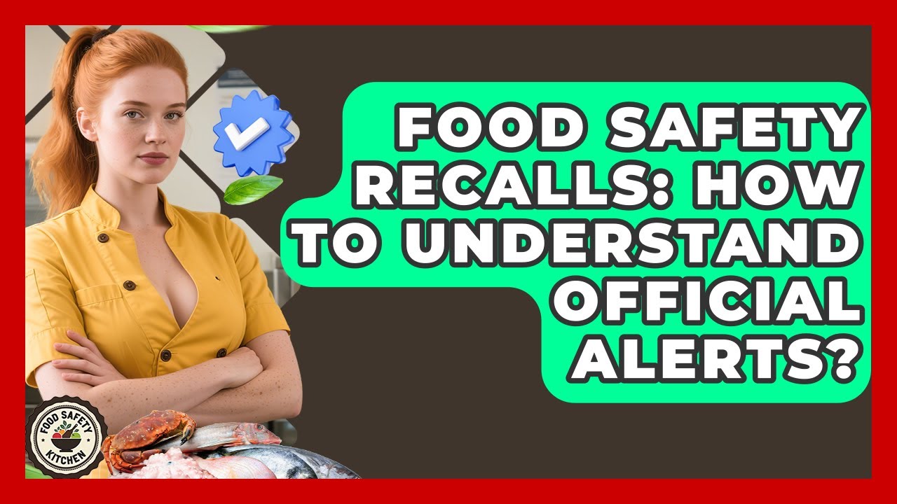 Food Safety Recalls: How To Understand Official Alerts? - Food Safety Kitchen