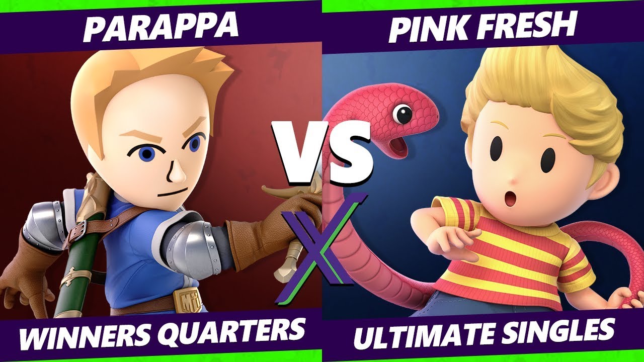 Smash Ultimate Tournament - Parappa (Mii Swordfighter) Vs. Pink Fresh (Lucas) S@X 285 SSBU WQ