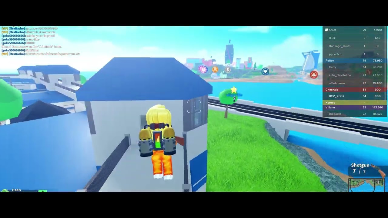 ROBLOX - MAD CITY - (2 GRANDES LOBOS)