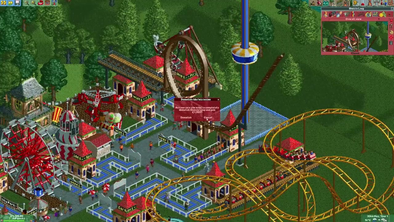 Rollercoaster Tycoon Mission 9 Dinky Park
