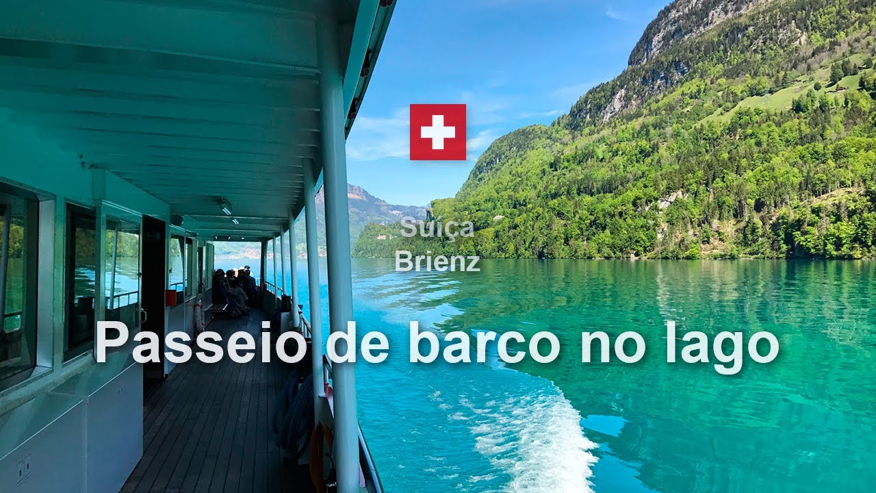 Brienz - Passeio de barco no lago