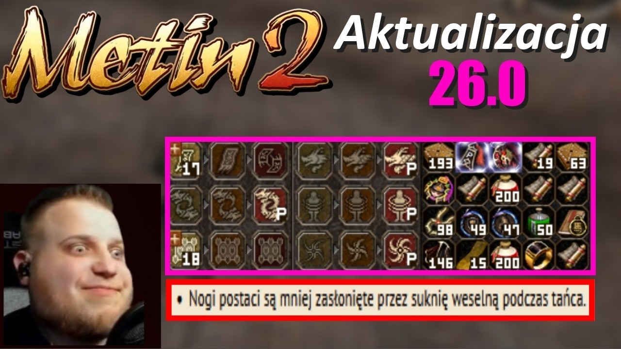 Metin2 - Aktualizacja 26.0 - GIGA ZMIANY - TEGO POTRZEBOWALIŚMY