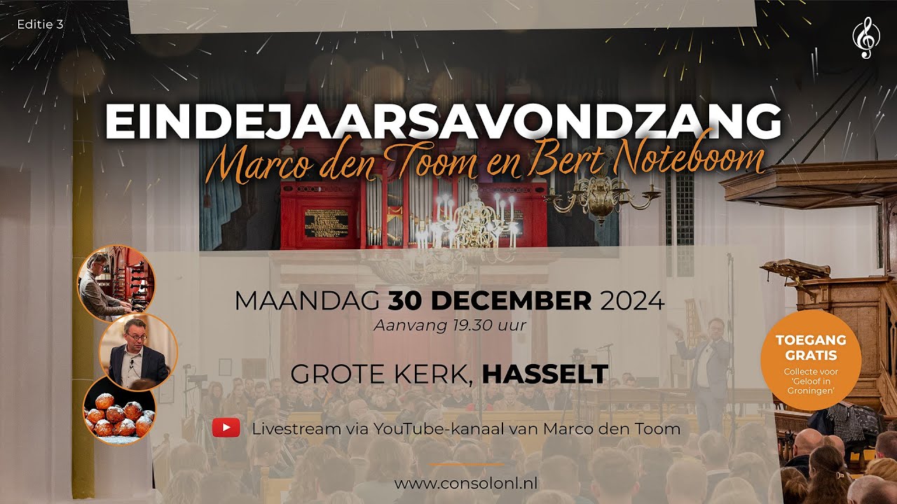 LIVE | Eindejaarsavondzang - Marco den Toom & Bert Noteboom