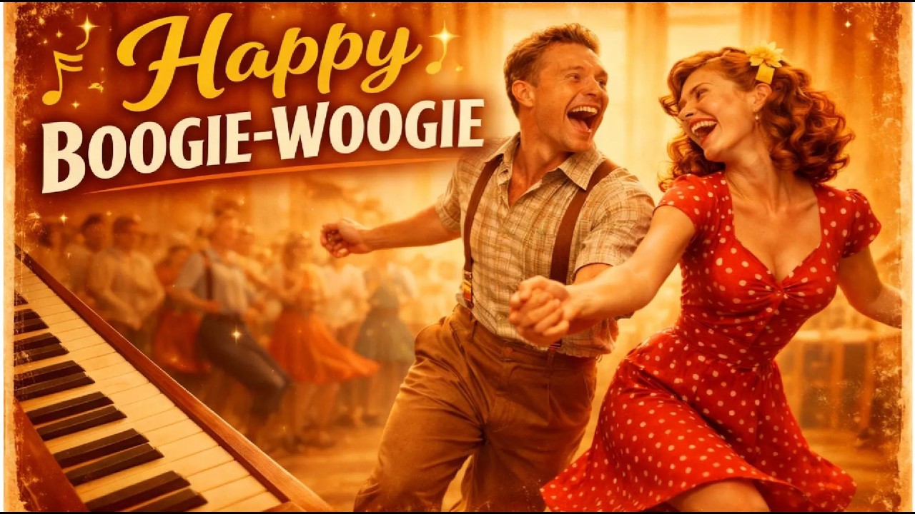 Happy Boogie-Woogie Groove | Upbeat Piano Rhythm