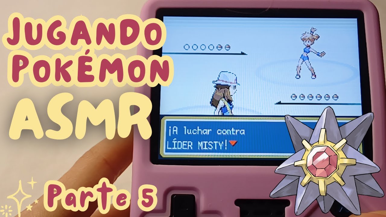 Batalla Misty vs Opalina 💤 ASMR Pokémon Rojo Fuego con Susurros Relajantes (Ep. 5)