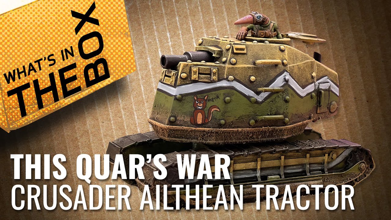 Распаковка: Quar Crusader Ailthean Tractor | Wargames Atlantic и ZombieSmith
