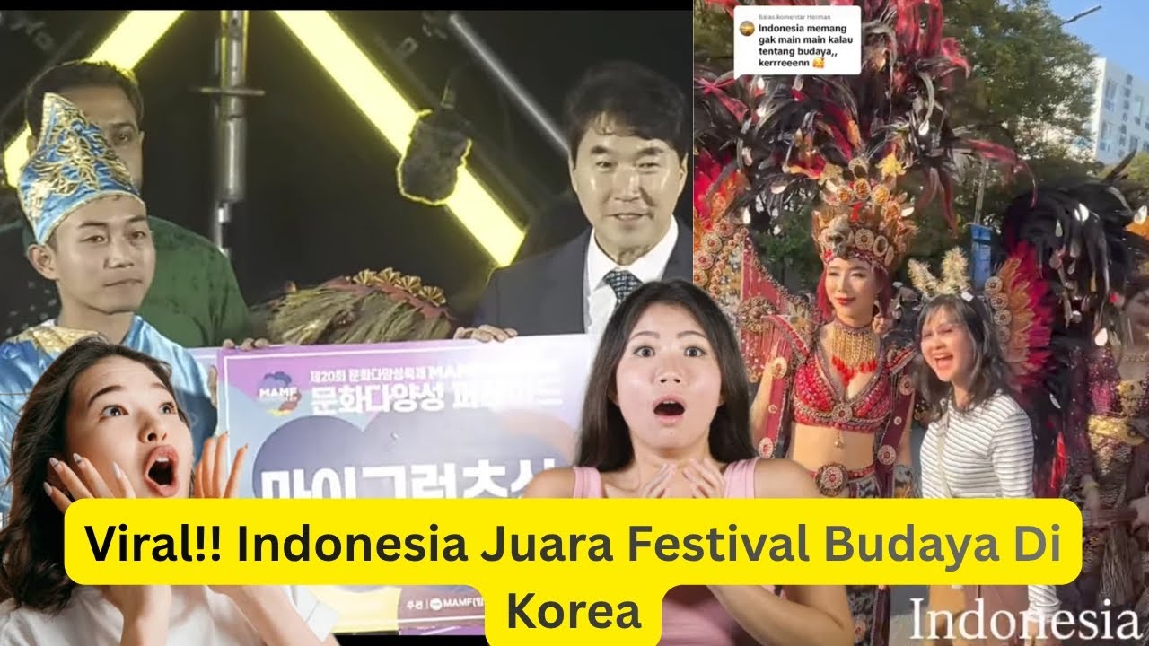 Bikin Bangga!! Indonesia Juara Pertama di Festival Budaya Korea 2025