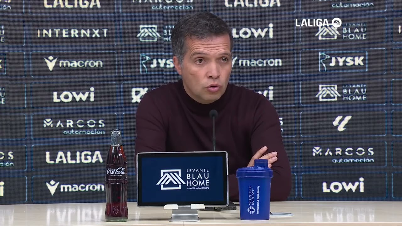 Rueda de prensa de Luís Castro tras el encuentro LevanteUD-Girona FC