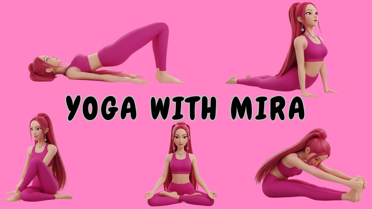 Full Body Yoga With Mira | Yoga for Children | KPop Demon Hunters