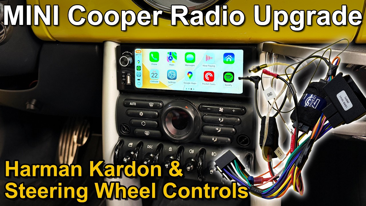 MINI Cooper S Harman Kardon Radio Upgrade with HK Enabler + SWC