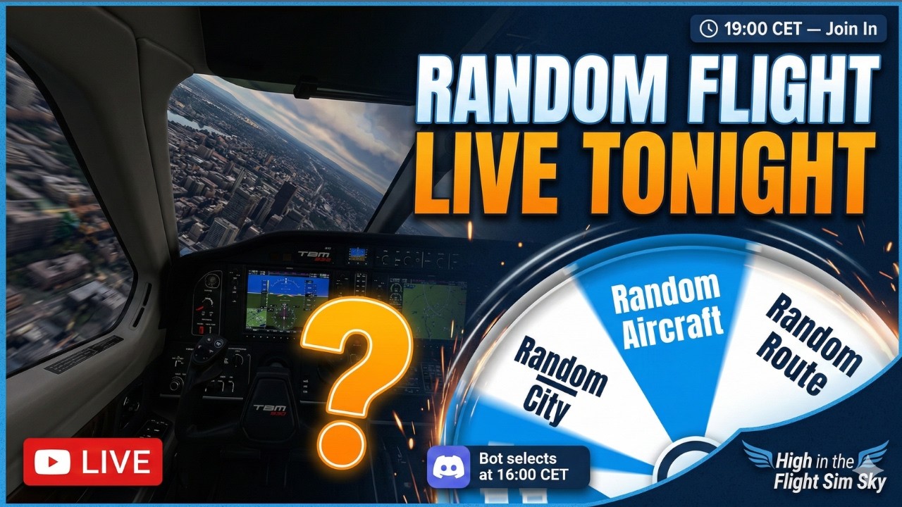 🔴 THE RANDOM FLIGHT CHALLENGE! ✈️ (Where are we going?)