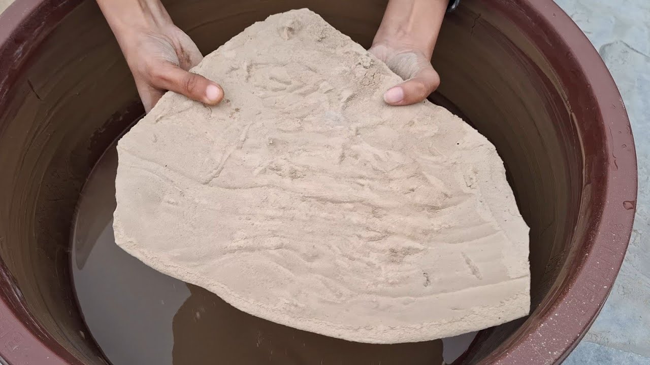 ASMR Mud dirt water crumbling edits satisfying