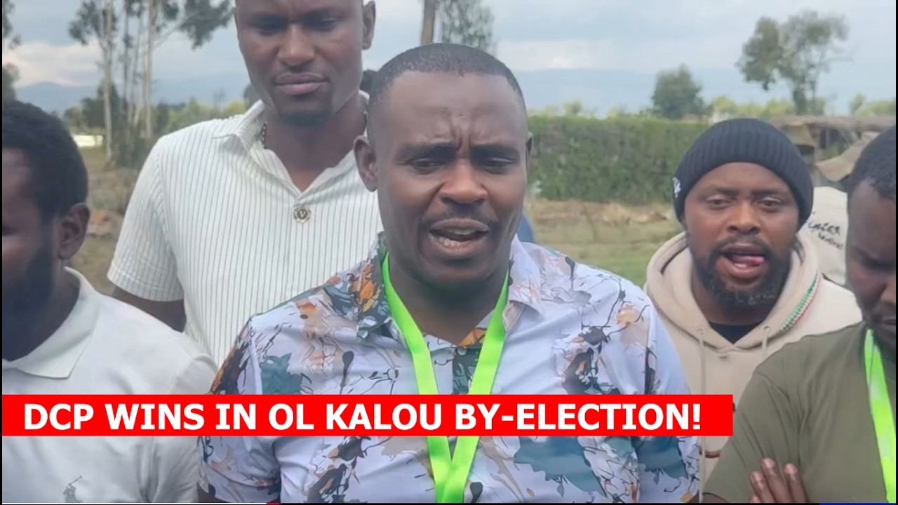 BREAKING NEWS: DCP wins in Ol Kalou by-election, cleo Malalah confirms!