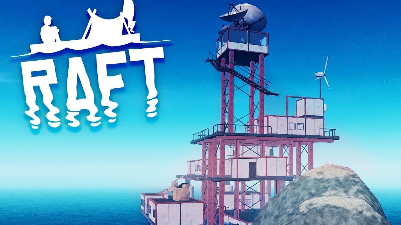 THE RADIO TOWER! Raft Survival Episode 8