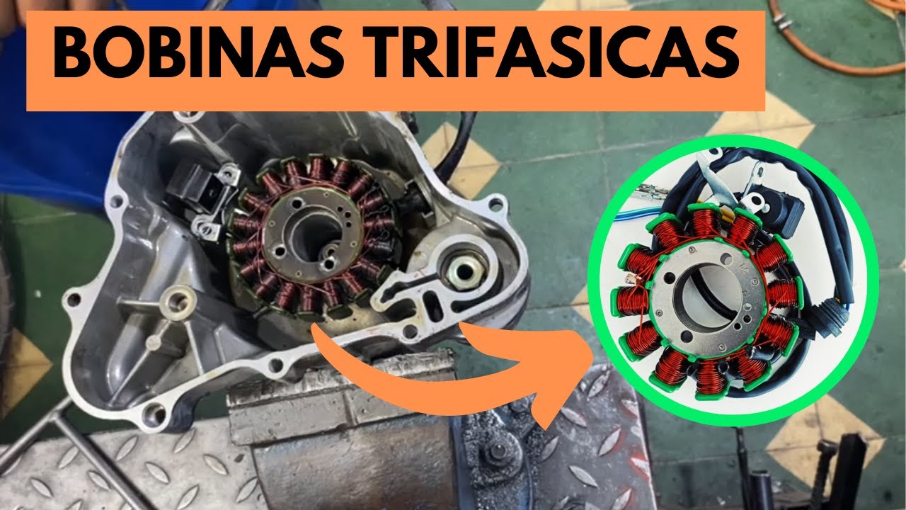 COMO probar las BOBINAS TRIFASICAS de Moto Carguero.