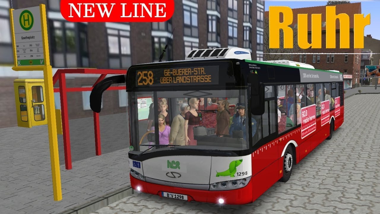 OMSI 2 [60 FPS] - RUHR NEUE LINIE 258 im Solaris - Let's Play Omsi 2 [#575]