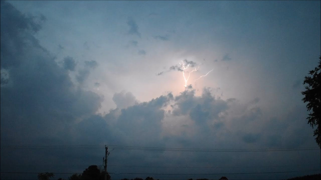 Severe Thunderstorms Produce Near Constant Lightning, High Winds, and Heavy Rain - July 13th, 2018
