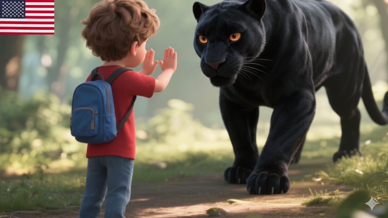 The Jungle Book Mowgli and The Black Panther 🌴3D 4K Bedtime Stories for Kids in English #cartoon