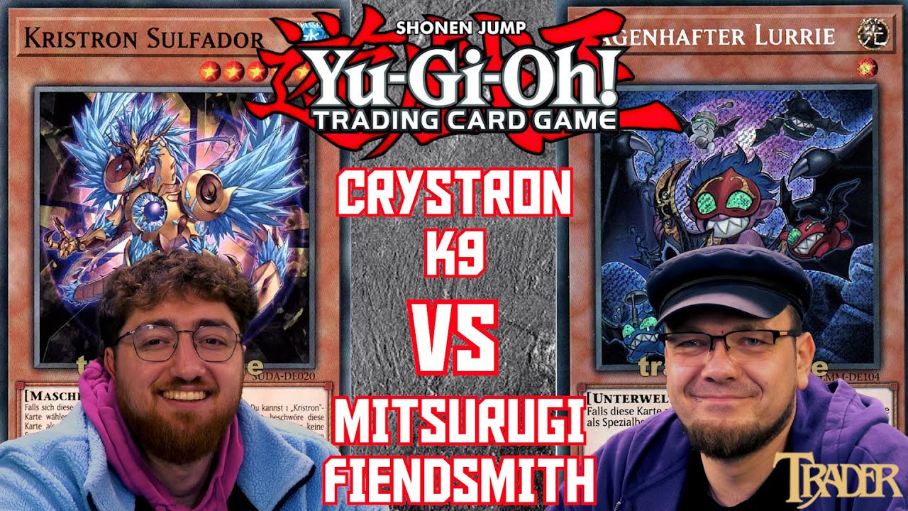 YuGiOh Crystron K9 VS Mitsurugi Fiendsmith deutsch | Stream Duell 1043 | Master Duel | Trader 2025