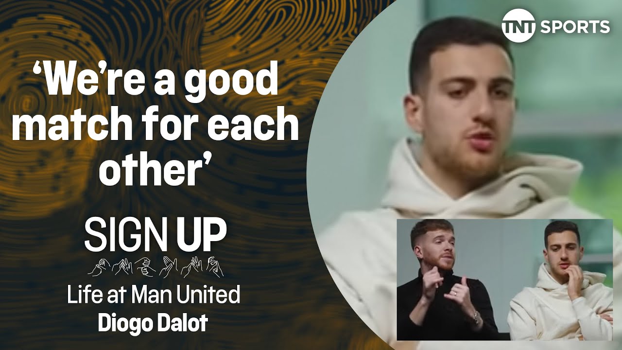 Sign Up - Into Football | Diogo Dalot on playing for Man United & his relationship with Ten Hag  🔴