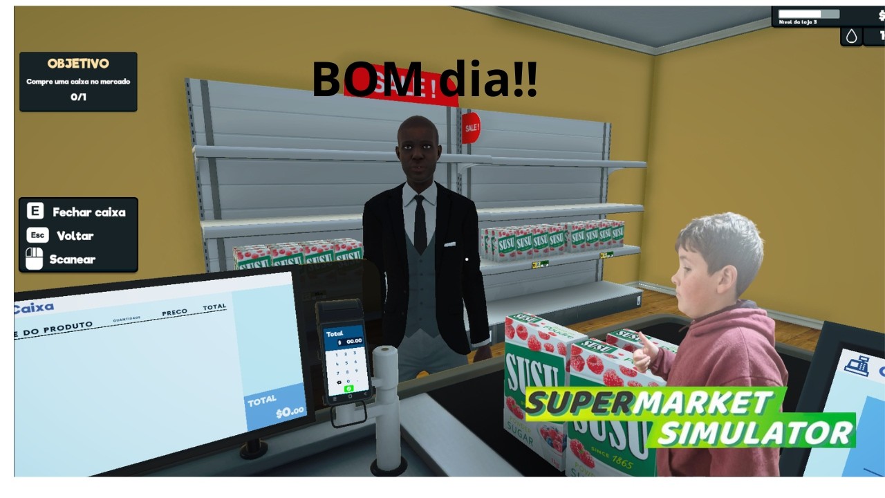 Eu abri um  Supermer mercado em 2026 | supermarket simulator