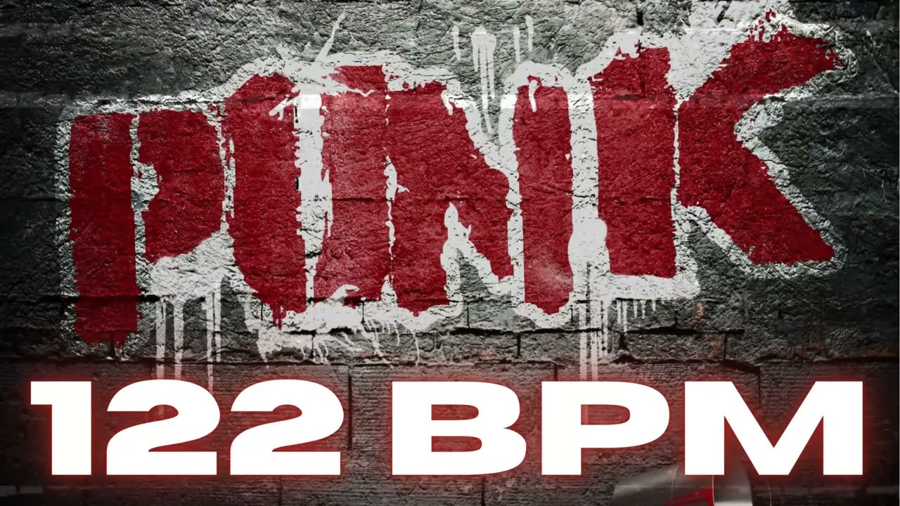 122 BPM - Punk Rock Drum Beat - Loop 1