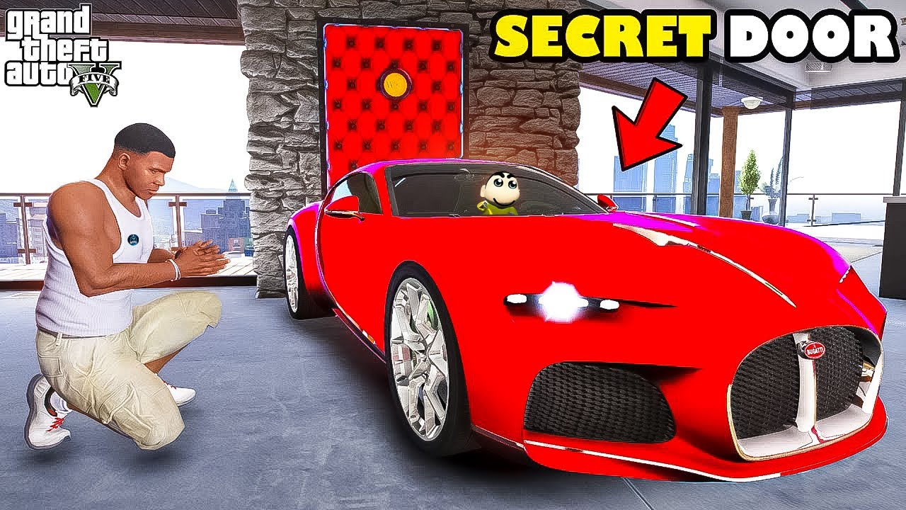 Franklin Opened Secret Door and Found Ultra Rare Car in GTA 5 in Telugu